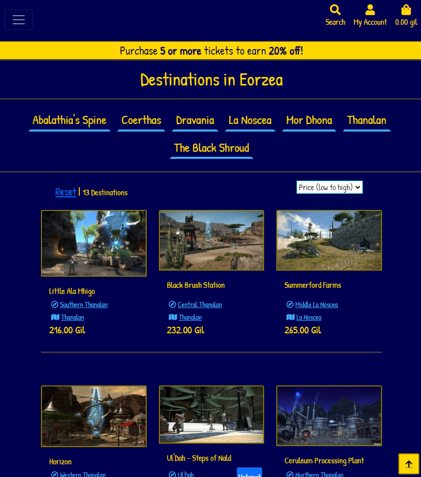 Loreyna's Ticket Counter screengrab from deployed site